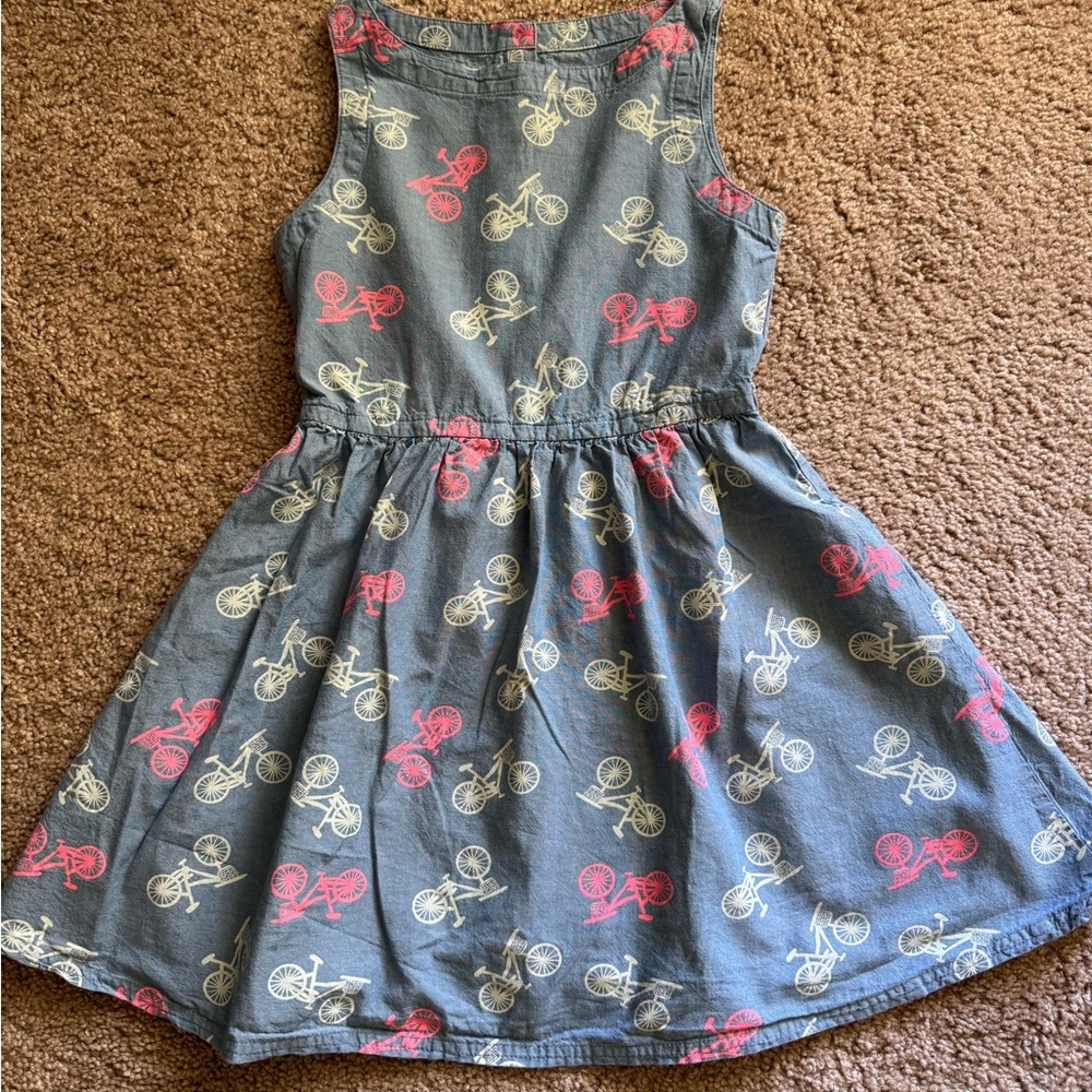 Crazy 8 Pink and Red Pleated Sundress